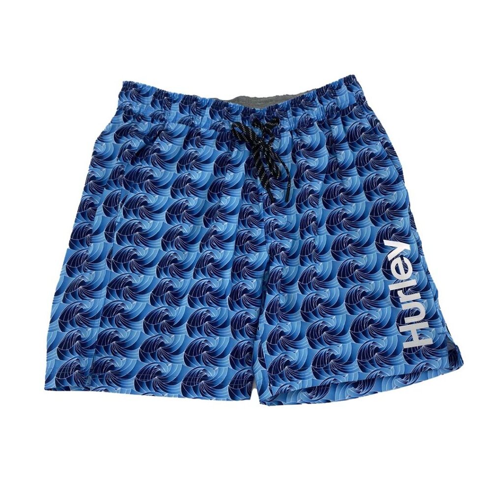 Hurley Men's Swim Suit | Wave Design | UPF +50 Sun Protection | Size Small **NEW